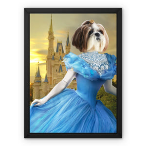 Cinderella: Custom Pet Canvas - Paw & Glory - #pet portraits# - #dog portraits# - #pet portraits uk#paw and glory, custom pet portrait canvas,pet on canvas uk, pet photo to canvas, dog photo on canvas, dog canvas, pet on canvas