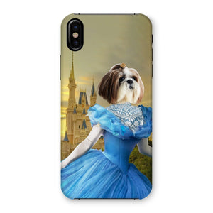 Cinderella: Custom Pet Phone Case - Paw & Glory - #pet portraits# - #dog portraits# - #pet portraits uk#pet portraits in oil, painting of my dog, custom dogs, paw prints gifts, pet portrait by, canvas pet photos, crown and paw alternative, westandwillow