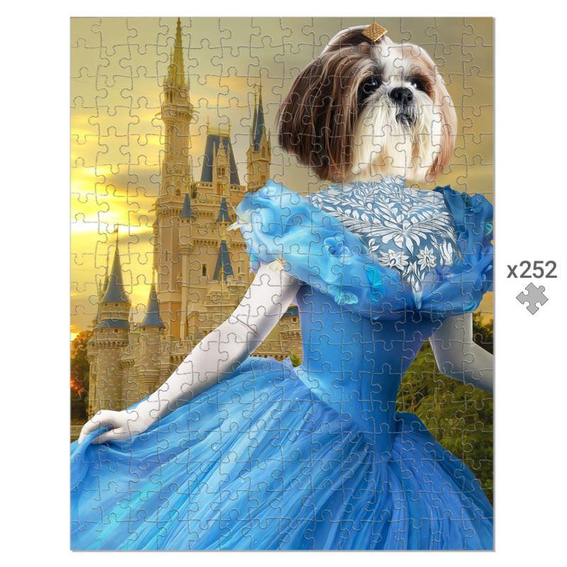 Cinderella: Custom Pet Puzzle - Paw & Glory - #pet portraits# - #dog portraits# - #pet portraits uk#paw and glory, pet portraits Puzzle,fun pet portraits, funny dog portraits, pet portraits from photos uk, pet pawtrait, dog print puzzle