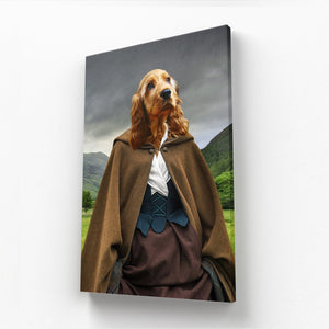 Claire (Outlander Inspired): Custom Pet Canvas - Paw & Glory - #pet portraits# - #dog portraits# - #pet portraits uk#paw & glory, pet portraits canvas,dog art canvas, dog canvas print, dog canvas painting, pet canvas portrait, pet canvas uk
