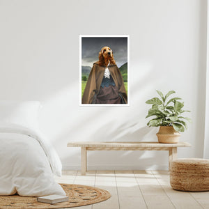 Claire (Outlander Inspired): Custom Pet Poster - Paw & Glory - #pet portraits# - #dog portraits# - #pet portraits uk#