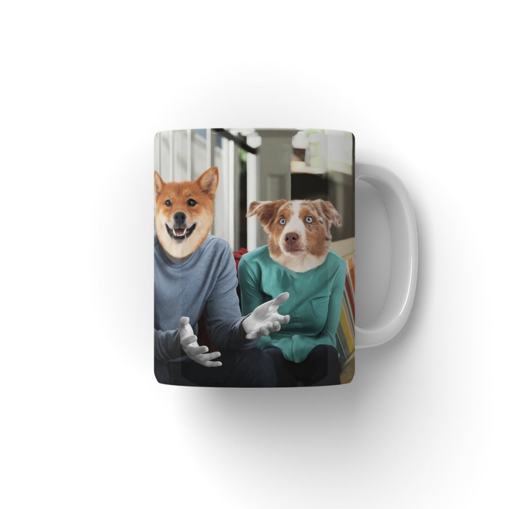 Claire & Phil (Modern Family Inspired): Custom Pet Coffee Mug - Paw & Glory - #pet portraits# - #dog portraits# - #pet portraits uk#