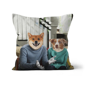 Claire & Phil (Modern Family Inspired): Custom Pet Pillow - Paw & Glory - #pet portraits# - #dog portraits# - #pet portraits uk#