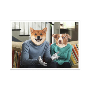 Claire & Phil (Modern Family Inspired): Custom Pet Portrait - Paw & Glory - #pet portraits# - #dog portraits# - #pet portraits uk#