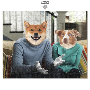 Claire & Phil (Modern Family Inspired): Custom Pet Puzzle - Paw & Glory - #pet portraits# - #dog portraits# - #pet portraits uk#