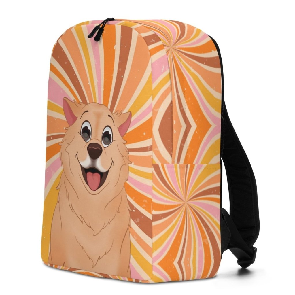 Custom Cartoon: Pet Portrait Backpack - Paw & Glory - #pet portraits# - #dog portraits# - #pet portraits uk#
