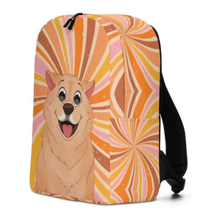 Custom Cartoon: Pet Portrait Backpack - Paw & Glory - #pet portraits# - #dog portraits# - #pet portraits uk#
