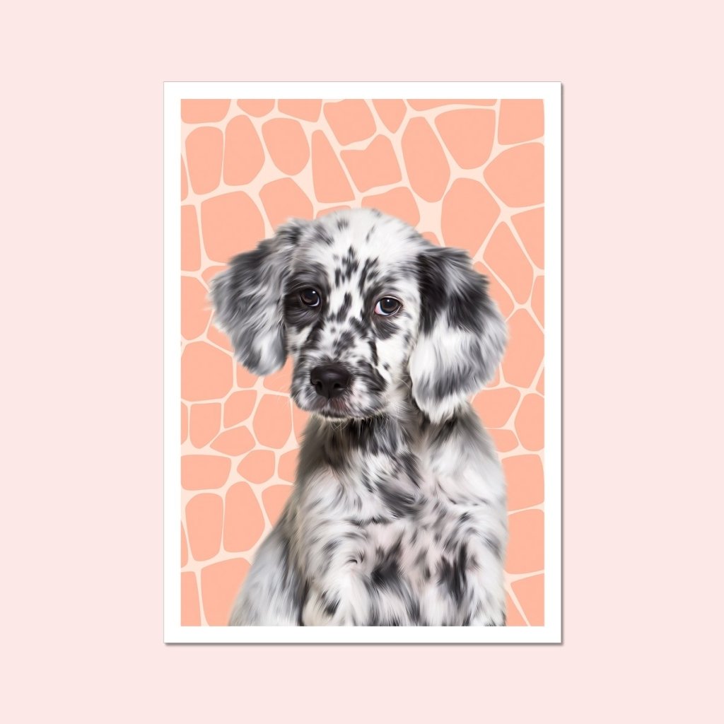 Custom Minimalist: Pet Poster - Paw & Glory - #pet portraits# - #dog portraits# - #pet portraits uk#