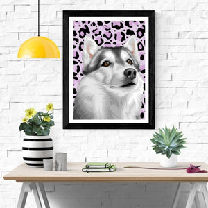 Custom Modern: Framed Pet Portrait - Paw & Glory - #pet portraits# - #dog portraits# - #pet portraits uk#