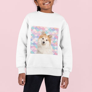 Custom Modern: Kids Unisex Pet Portrait Sweatshirt - Paw & Glory - #pet portraits# - #dog portraits# - #pet portraits uk#
