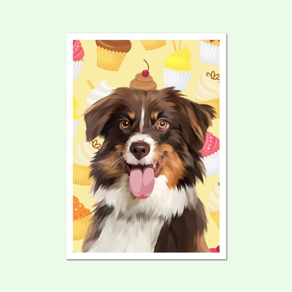 Custom Modern: Pet Poster - Paw & Glory - #pet portraits# - #dog portraits# - #pet portraits uk#