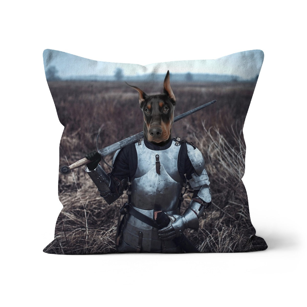 Joan Of Ark: Custom Pet Pillow, Paw & Glory, paw and glory,pet face pillow, dog memory pillow, pet print pillow, custom pillow of your pet, pet custom pillow, print pet on pillow