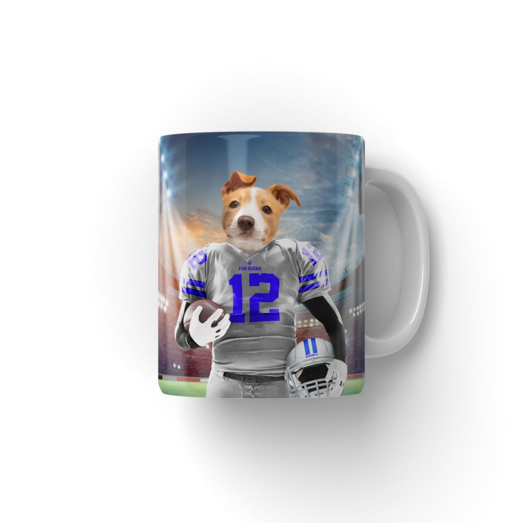 Dallas Goodboys: Custom Pet Coffee Mug - Paw & Glory - #pet portraits# - #dog portraits# - #pet portraits uk#