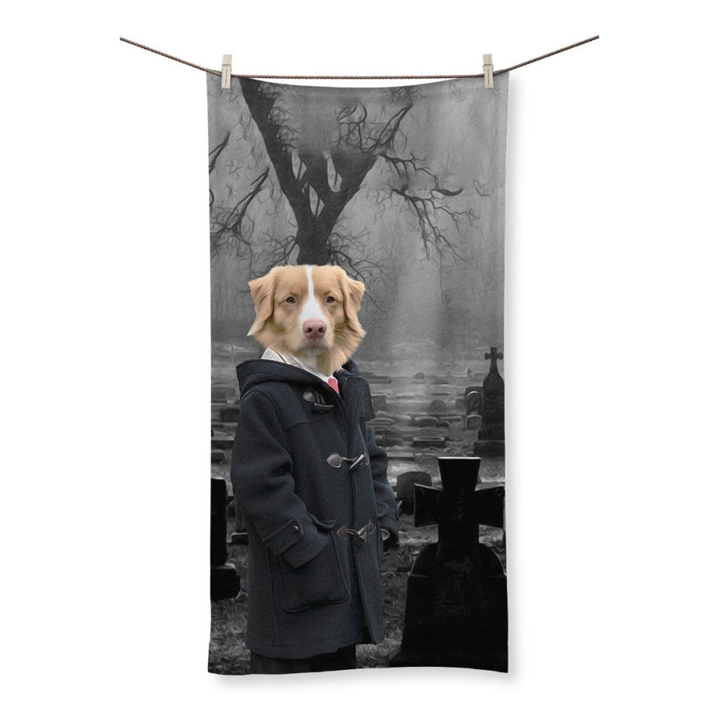 Damien (The Omen Inspired): Custom Pet Towel - Paw & Glory - #pet portraits# - #dog portraits# - #pet portraits uk#