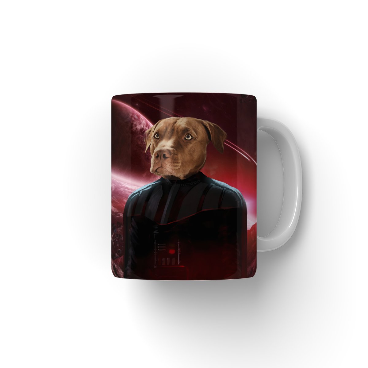 Darth Vadar (Star Wars Inspired): Custom Pet Mug - Paw & Glory - #pet portraits# - #dog portraits# - #pet portraits uk#paw & glory, custom pet portrait Mug,mug with picture custom, custom your own mug, coffee mug for her, custom pet coffee mug, pet on mug