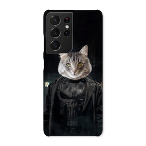 The Punisher Paw & Glory, pawandglory, phone case dog, personalized pet phone case, custom dog phone case, pet art phone case uk, pet portrait phone case