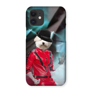 The Michael Jackson Paw & Glory, paw and glory, pet art phone case, personalised cat phone case, personalized cat phone case, personalized puppy phone case, personalised dog phone case uk, life is better with a dog phone case, Pet Portrait phone case