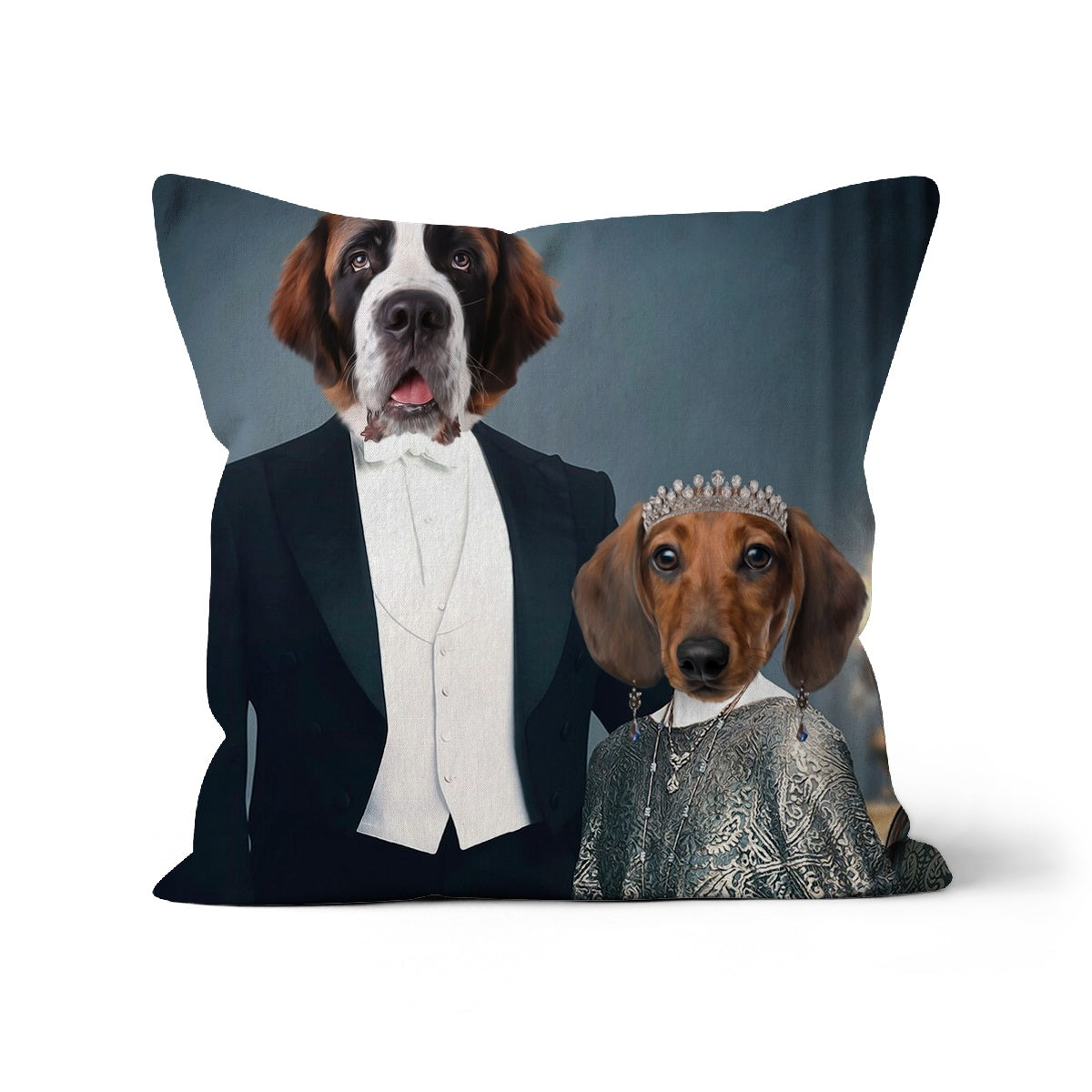 Robert & Cora (Downton Abbey Inspired): Custom Pet Pillow , Paw & Glory, paw and glory, personalised dog pillows, dog photo on pillow, pillow with dogs face, dog pillow cases, pillow custom, pet custom pillow
