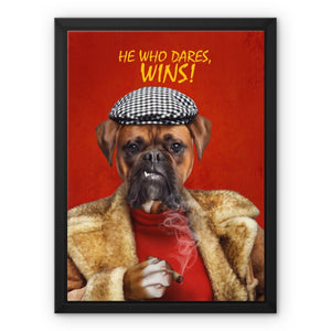 Delboy: Custom Pet Canvas - Paw & Glory - #pet portraits# - #dog portraits# - #pet portraits uk#paw & glory, pet portraits canvas,pet in costume canvas, best pet canvas art, dog canvas art custom, custom dog art canvas, dog canvas personalized