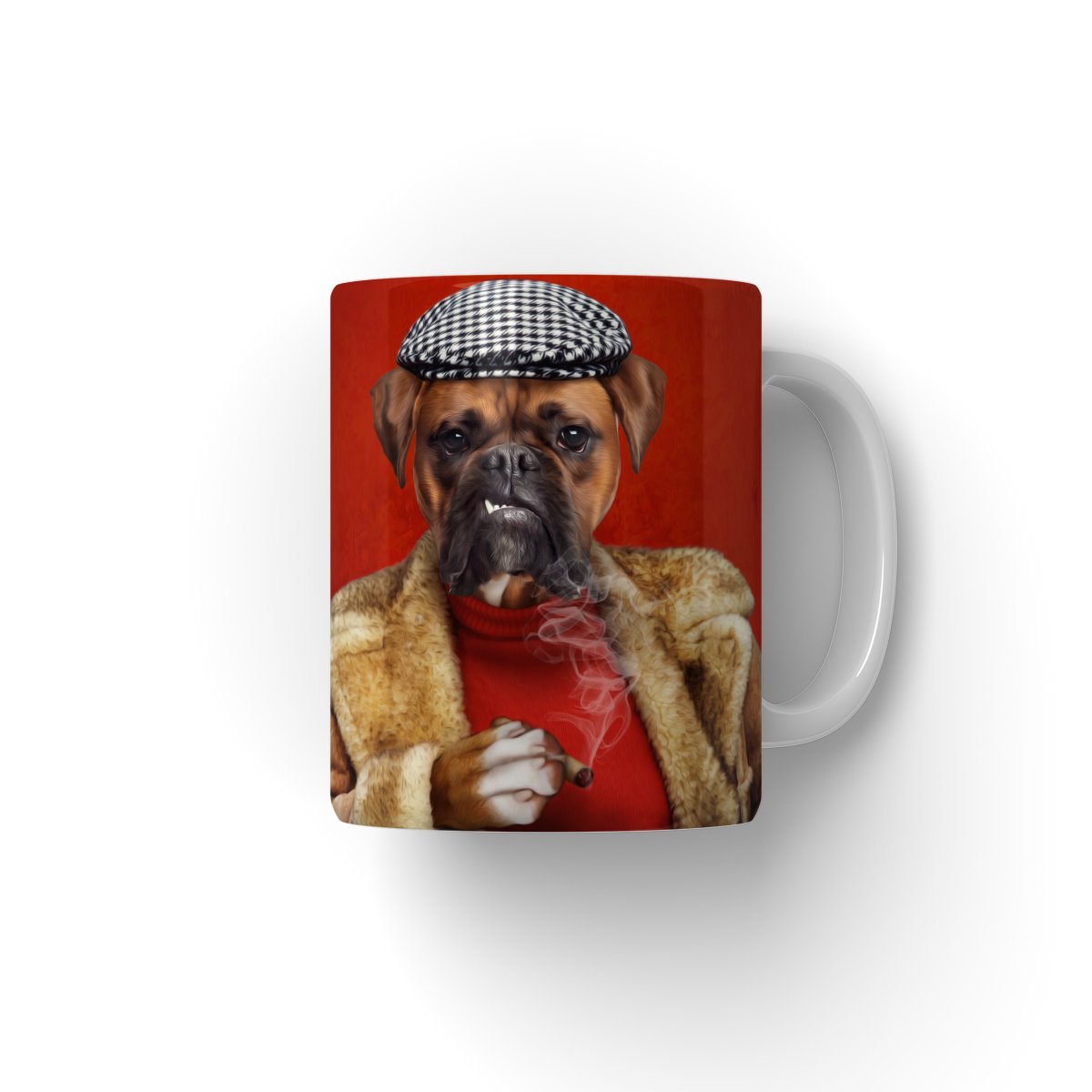 Delboy: Custom Pet Mug - Paw & Glory - #pet portraits# - #dog portraits# - #pet portraits uk#paw and glory, pet portraits Mug,mugs dog, pup mug, coffee mugs with dogs, dog face mugs, dog owner mugs