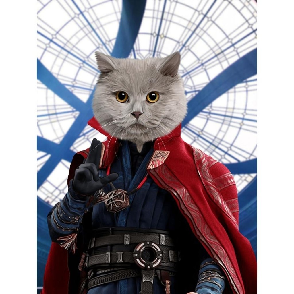 Doctor Strange: Custom Digital Download Pet Portrait - Paw & Glory - #pet portraits# - #dog portraits# - #pet portraits uk#