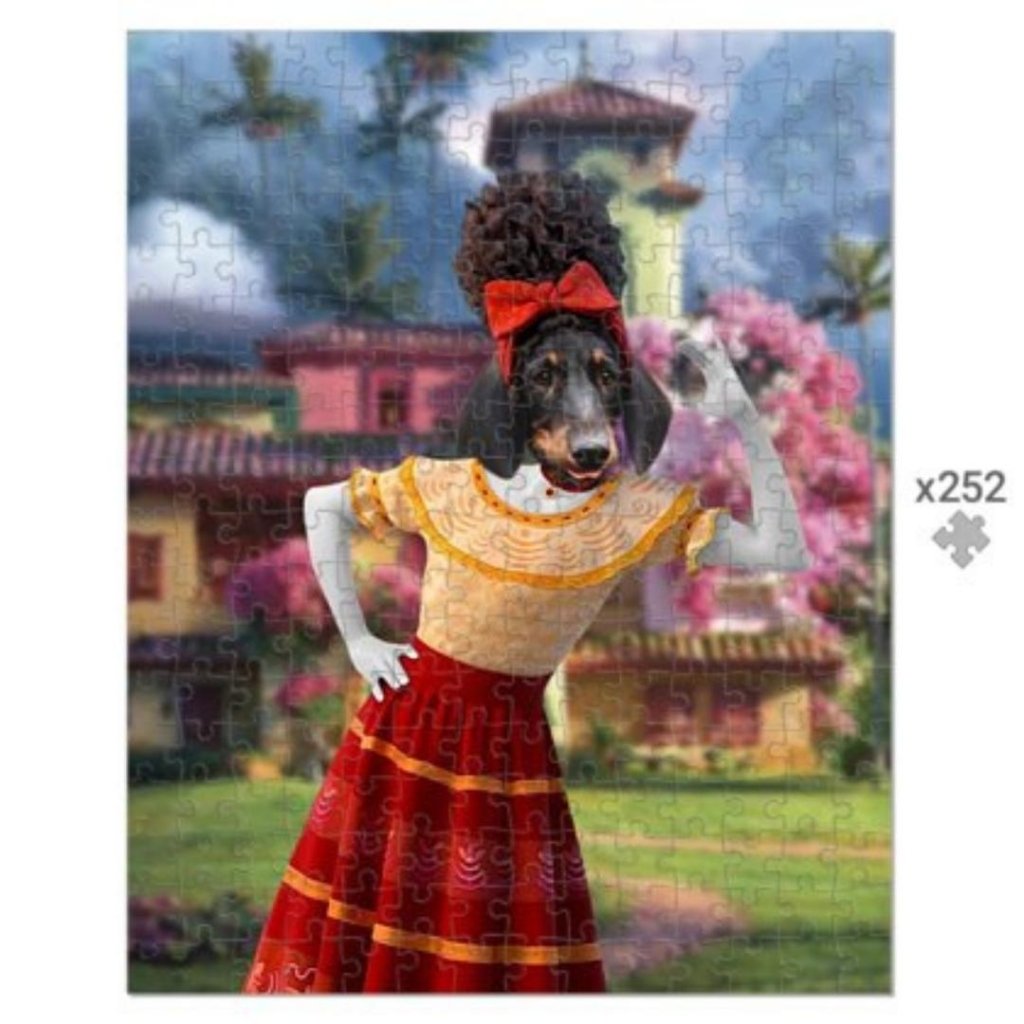 Dolores (Encanto Inspired): Custom Pet Puzzle - Paw & Glory - #pet portraits# - #dog portraits# - #pet portraits uk#