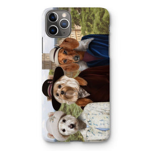 Downton Ladies: Custom 3 Pet Phone Case - Paw & Glory - #pet portraits# - #dog portraits# - #pet portraits uk#pet painting from photo, pet portraits on canvas, painting pets, pet portraits in oils, dog portrait painting, Pet portraits, Hattie & Hugo