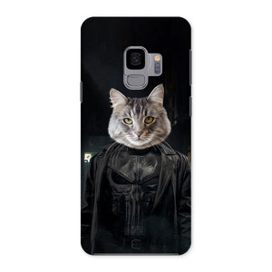 The Punisher Paw & Glory, paw and glory, personalised puppy phone case, personalised cat phone case, pet portrait phone case uk, pet phone case, puppy phone case, personalised pet phone case, Pet Portrait phone case