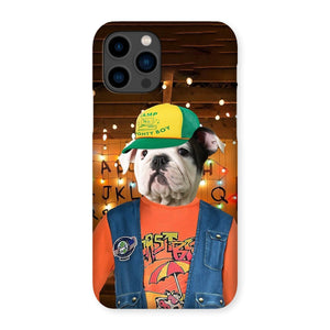 The Dustin (Stranger Things Inspired) Paw & Glory, paw and glory, pet portrait phone case uk, personalised cat phone case, dog phone case custom, personalised iphone 11 case dogs, dog mum phone case, pet art phone case, pet portraits phone case