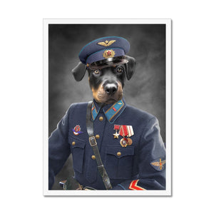 The Decorated Soldier: Custom Pet Portrait
