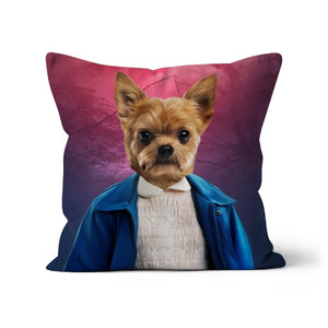 Eleven (Stranger Things Inspired): Custom Pet Cushion - Paw & Glory - #pet portraits# - #dog portraits# - #pet portraits uk#paw & glory, custom pet portrait pillow,personalised cat pillow, dog shaped pillows, custom pillow cover, pillows with dogs picture, my pet pillow