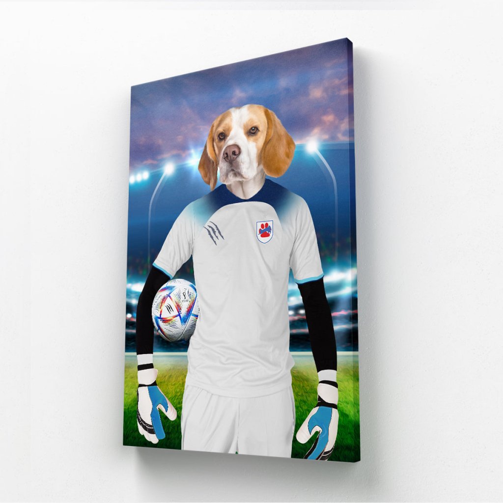 England Football Team (FIFA 2022): Custom Pet Canvas - Paw & Glory - #pet portraits# - #dog portraits# - #pet portraits uk#