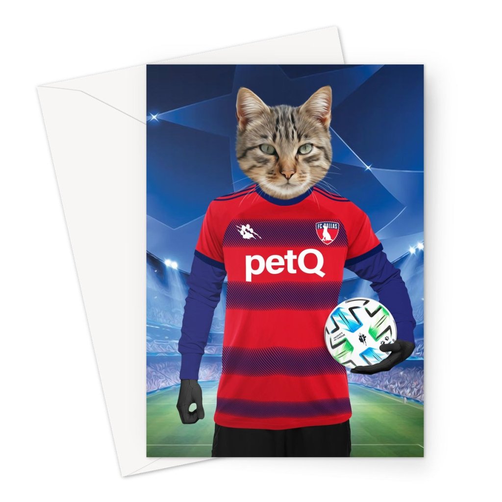 FC Pawllas: Custom Pet Greeting Card - Paw & Glory - #pet portraits# - #dog portraits# - #pet portraits uk#