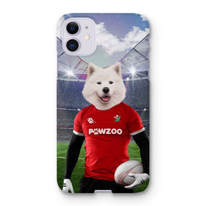 Wales Rugby Team: Paw & Glory, paw and glory, personalized dog phone case, pet phone case, personalized iphone 11 case dogs, personalised cat phone case, pet art phone case uk, phone case dog, Pet Portrait phone case