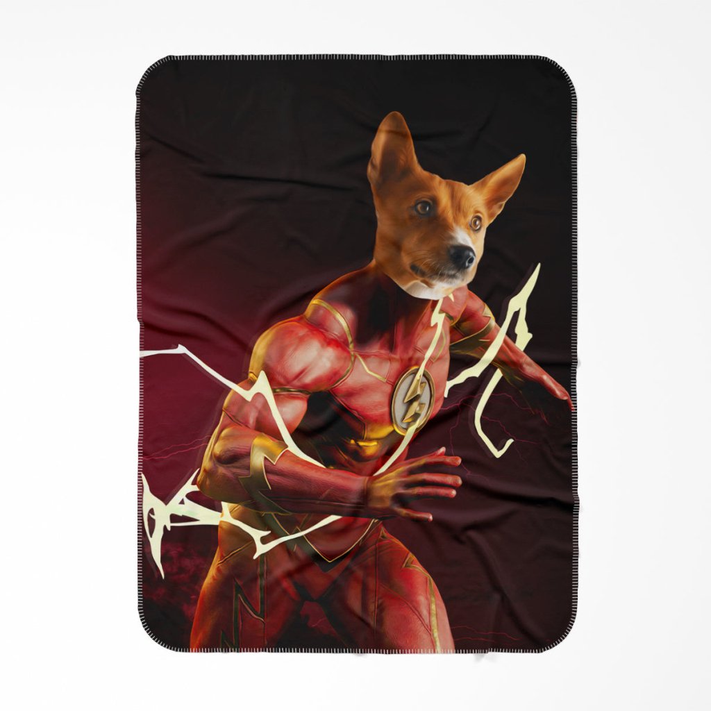 Flash (Marvel Inspired): Custom Pet Blanket - Paw & Glory - #pet portraits# - #dog portraits# - #pet portraits uk#