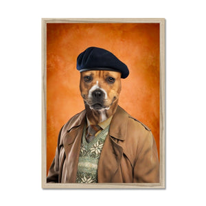 Frank Spencer: Custom Framed Pet Portrait - Paw & Glory, paw and glory, in home pet photography, custom pet paintings, dog portraits admiral, best dog paintings, dog portraits admiral, dog drawing from photo, pet portrait