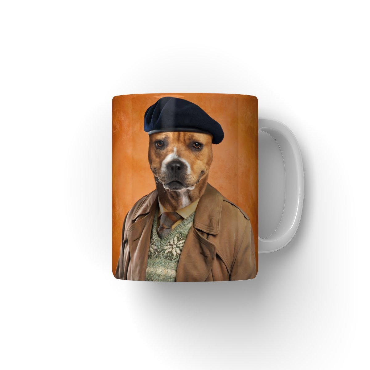 Frank Spencer: Custom Pet Mug - Paw & Glory - #pet portraits# - #dog portraits# - #pet portraits uk#paw & glory, custom pet portrait Mug,personalized gifts mug, funny dog mugs, printing picture on mug, dog in a mug, dog face mug
