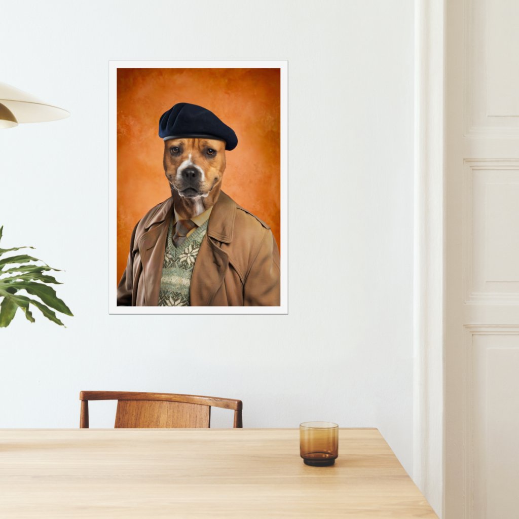 Frank Spencer: Custom Pet Poster - Paw & Glory - #pet portraits# - #dog portraits# - #pet portraits uk#Paw & Glory, paw and glory, professional pet photos, painting of your dog, dog portraits colorful, custom pet portraits south africa, minimal dog art, dog portraits colorful, pet portraits