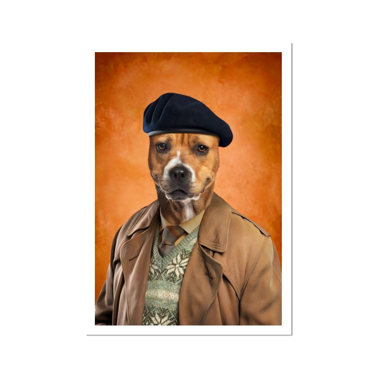Frank Spencer: Custom Pet Poster - Paw & Glory - #pet portraits# - #dog portraits# - #pet portraits uk#Paw & Glory, paw and glory, professional pet photos, painting of your dog, dog portraits colorful, custom pet portraits south africa, minimal dog art, dog portraits colorful, pet portraits