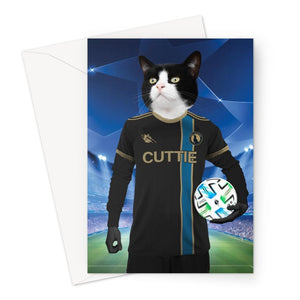 Furrladelphia Union Football Club: Custom Pet Greeting Card - Paw & Glory - #pet portraits# - #dog portraits# - #pet portraits uk#