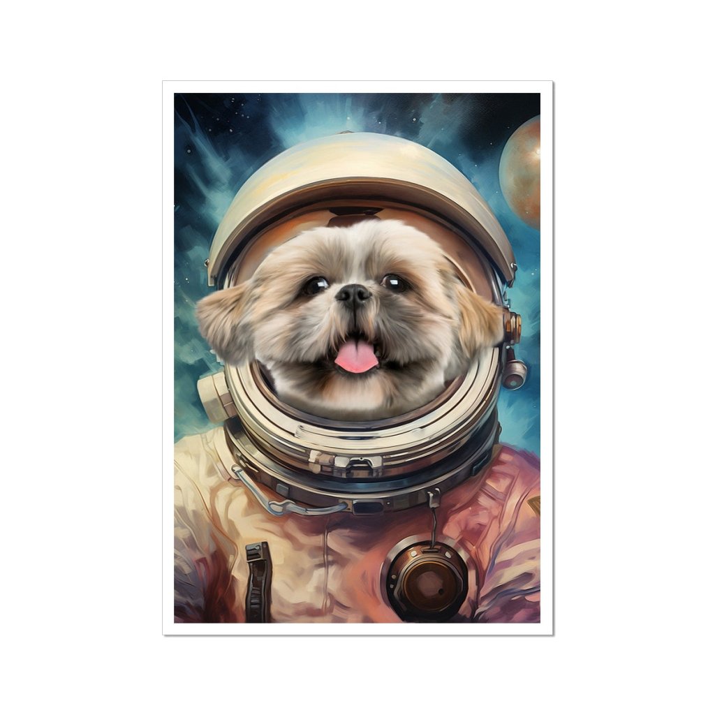 Galactic: Custom Pet Poster - Paw & Glory - #pet portraits# - #dog portraits# - #pet portraits uk#
