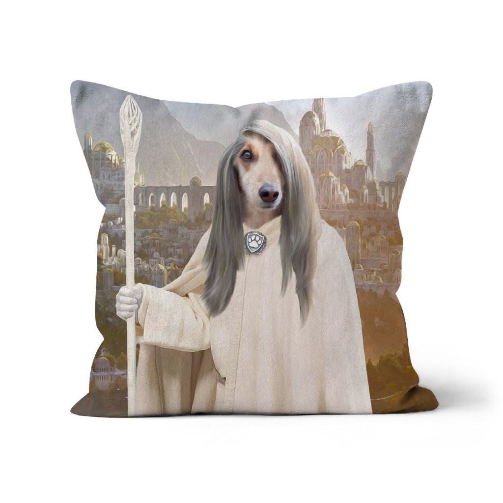 Gandalf (Lord Of The Rings Inspired): Custom Pet Pillow - Paw & Glory - #pet portraits# - #dog portraits# - #pet portraits uk#