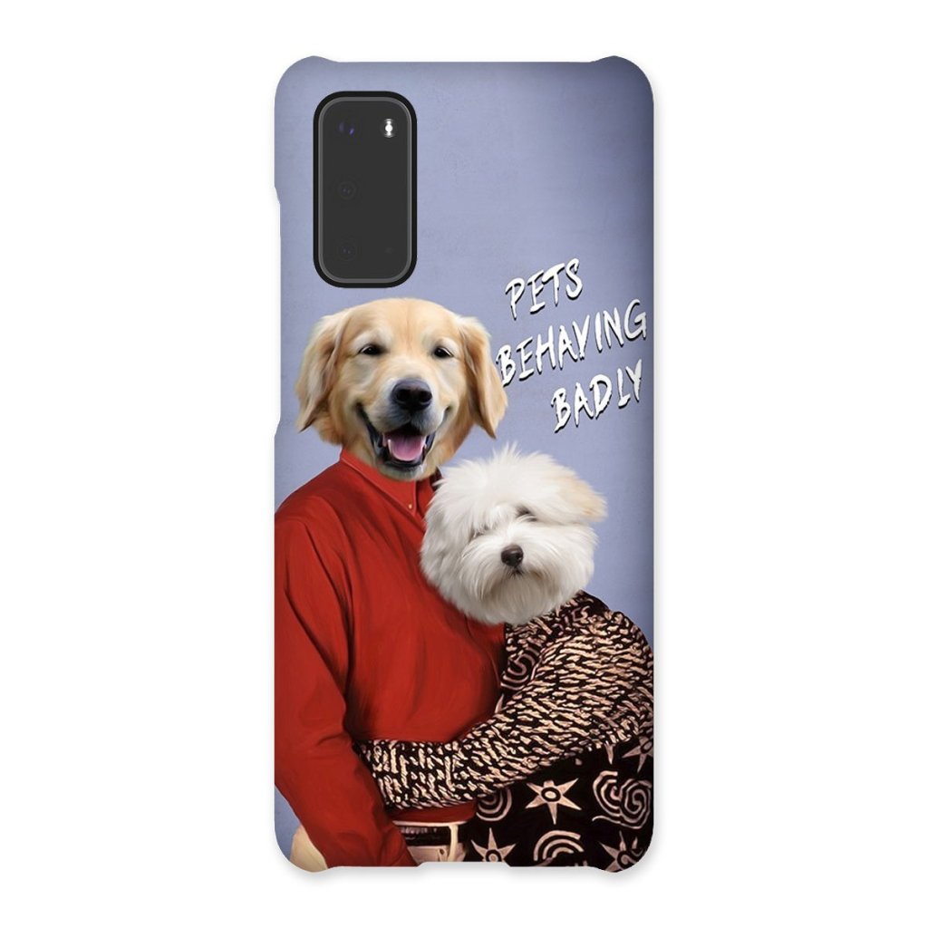Gary & Dorothy (Men Behaving Badly Inspired): Custom Pet Phone Case - Paw & Glory - #pet portraits# - #dog portraits# - #pet portraits uk#