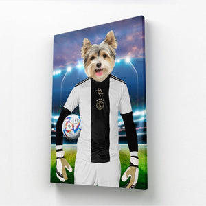 Germany Football Team (FIFA 2022): Custom Pet Canvas - Paw & Glory - #pet portraits# - #dog portraits# - #pet portraits uk#