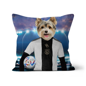 Germany Football Team (FIFA 2022): Custom Pet Pillow - Paw & Glory - #pet portraits# - #dog portraits# - #pet portraits uk#