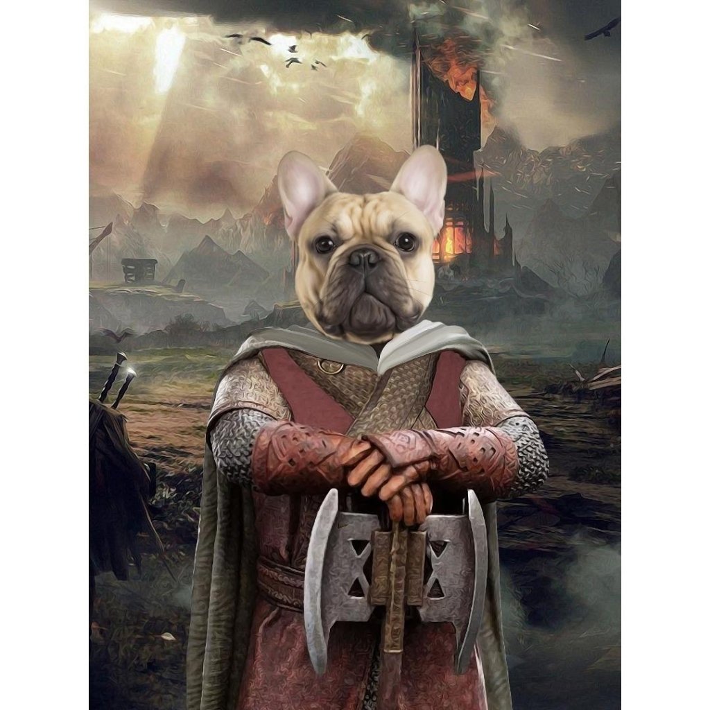 Gimli (Lord Of The Rings Inspired): Custom Digital Download Pet Portrait - Paw & Glory - #pet portraits# - #dog portraits# - #pet portraits uk#