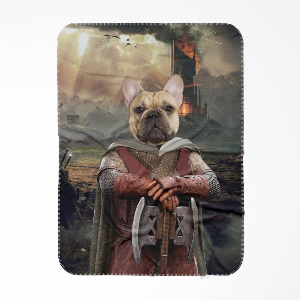 Gimli (Lord Of The Rings Inspired): Custom Pet Blanket - Paw & Glory - #pet portraits# - #dog portraits# - #pet portraits uk#