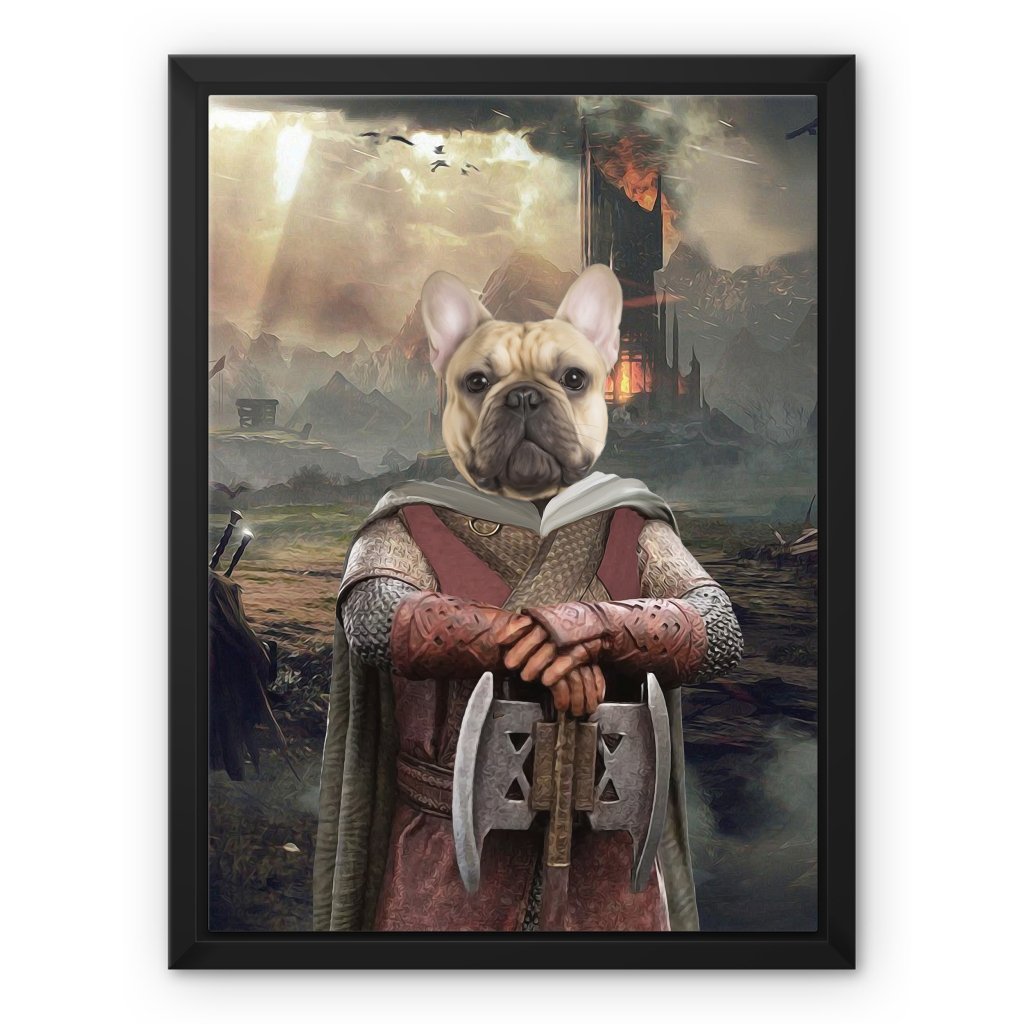 Gimli (Lord Of The Rings Inspired): Custom Pet Canvas - Paw & Glory - #pet portraits# - #dog portraits# - #pet portraits uk#