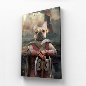 Gimli (Lord Of The Rings Inspired): Custom Pet Canvas - Paw & Glory - #pet portraits# - #dog portraits# - #pet portraits uk#