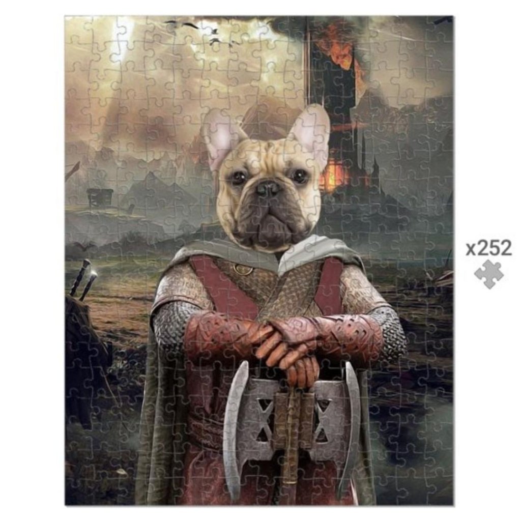 Gimli (Lord Of The Rings Inspired): Custom Pet Puzzle - Paw & Glory - #pet portraits# - #dog portraits# - #pet portraits uk#